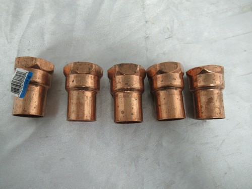 5pk Everbilt 187 380 CxFNPT 3/4" Copper Female Adapter 683264301504