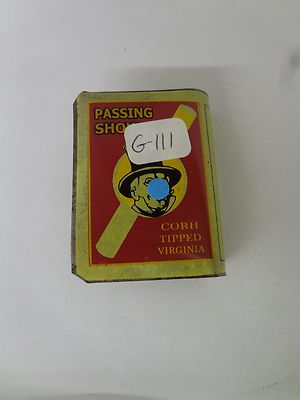 Vintage PASSING SHOW CIGARETTES MATCH COVER ADVERTISING Collectible G-111