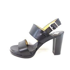 Sandaletten Trumans 41 Schwarz Damen Pumps Schuhe Riemchen echt Leder Np 329 Neu