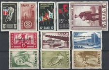 Saarland 1955 ** postfrisch MiNr. 357-367 Jahr mit allen Ausgaben