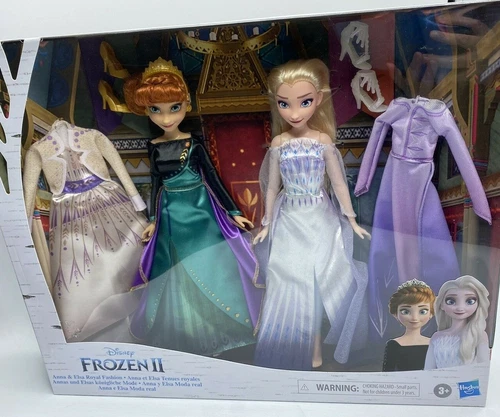 2020 Disney Frozen 2 Anna & Elsa Royal Fashion Dolls & Accessories Age 3+