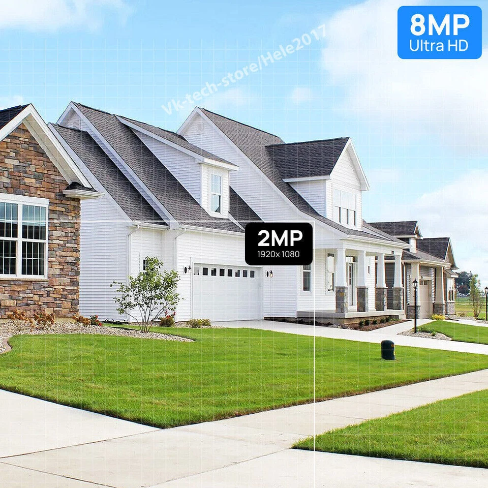 NVR 7608NI 8 canales Q1/8P8POE 4K 8MP 80Mbps H.265+ seguridad Foto 2 de 4