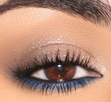 LANCOME L'OMBRE STYLO DUO EyePowder Pen MATTE BLEU .05 oz / 1.6g FREE SHIPPING