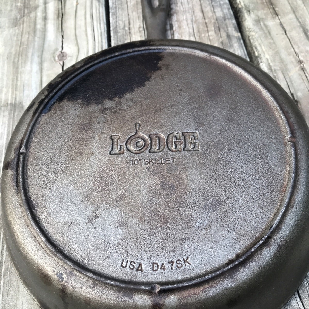 Vtg Lodge Cast Iron CS Chef Skillet 10 Vtg Lodge Cast Iron CS Chef Skillet 10