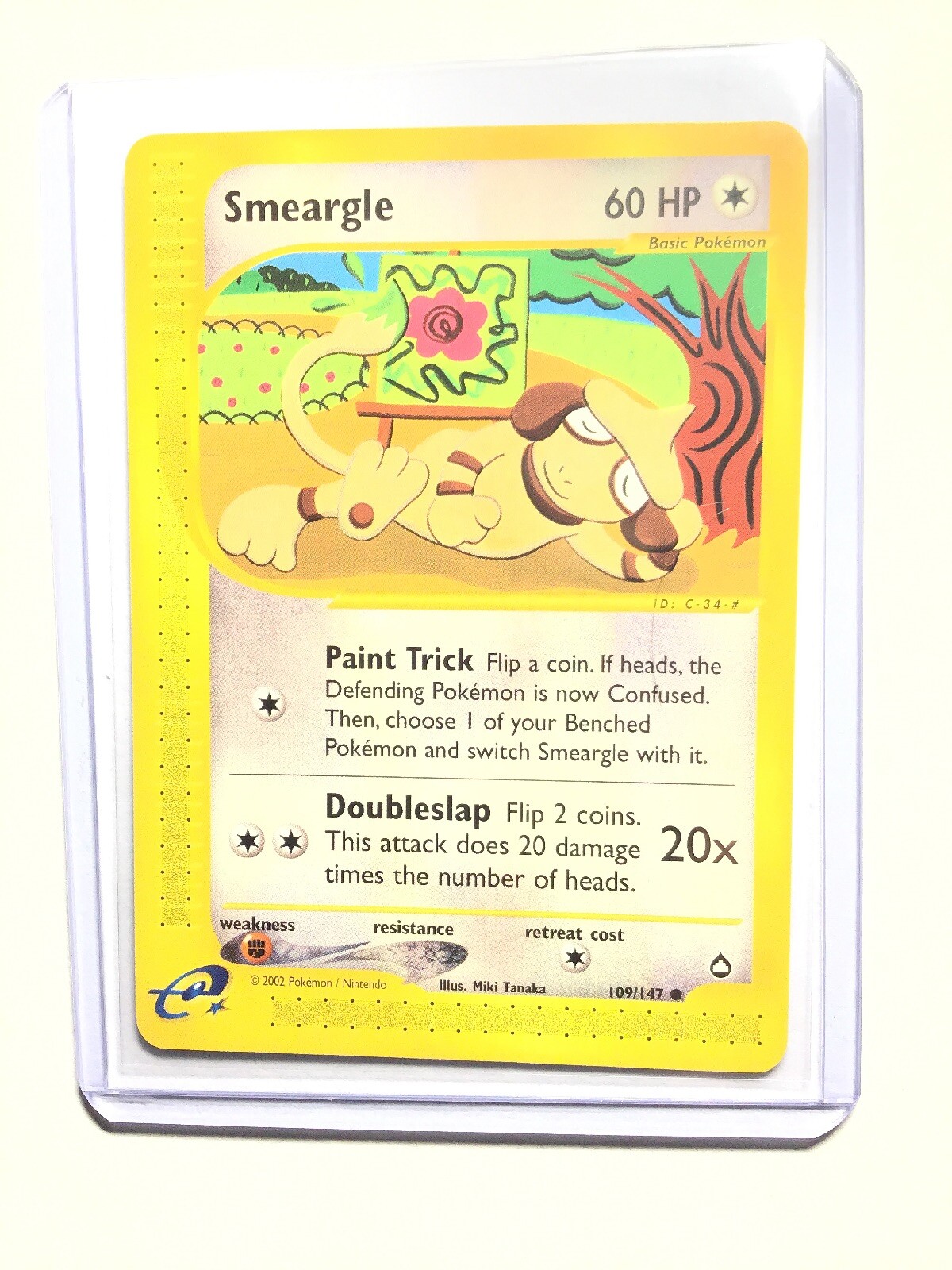 SMEARGLE - 109/147 - Aquapolis - Common - Pokemon Card - NM