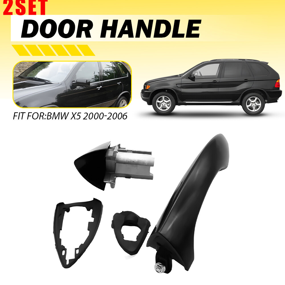 2000-2006 BMW X5 Front & Rear Right Passenger Door Handles - 2-Piece Set