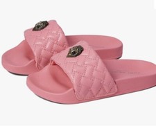 Brand New Kurt Geiger Kids Mini Meena Eagle Slide Sandal- Pink- Size 11