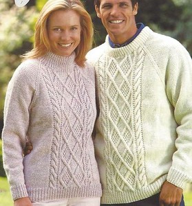 ladies cable sweaters