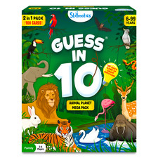 Skillmatics Card Game - Guess in 10 Animal Megapack for Kids Ages 6, 7, 8, 9