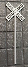 1/64 3D Printed Railroad Crossing Sign