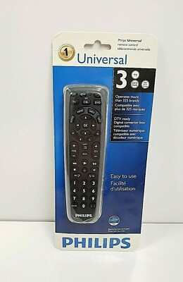New Philips Universal Remote Control Sealed SRP1003/27
