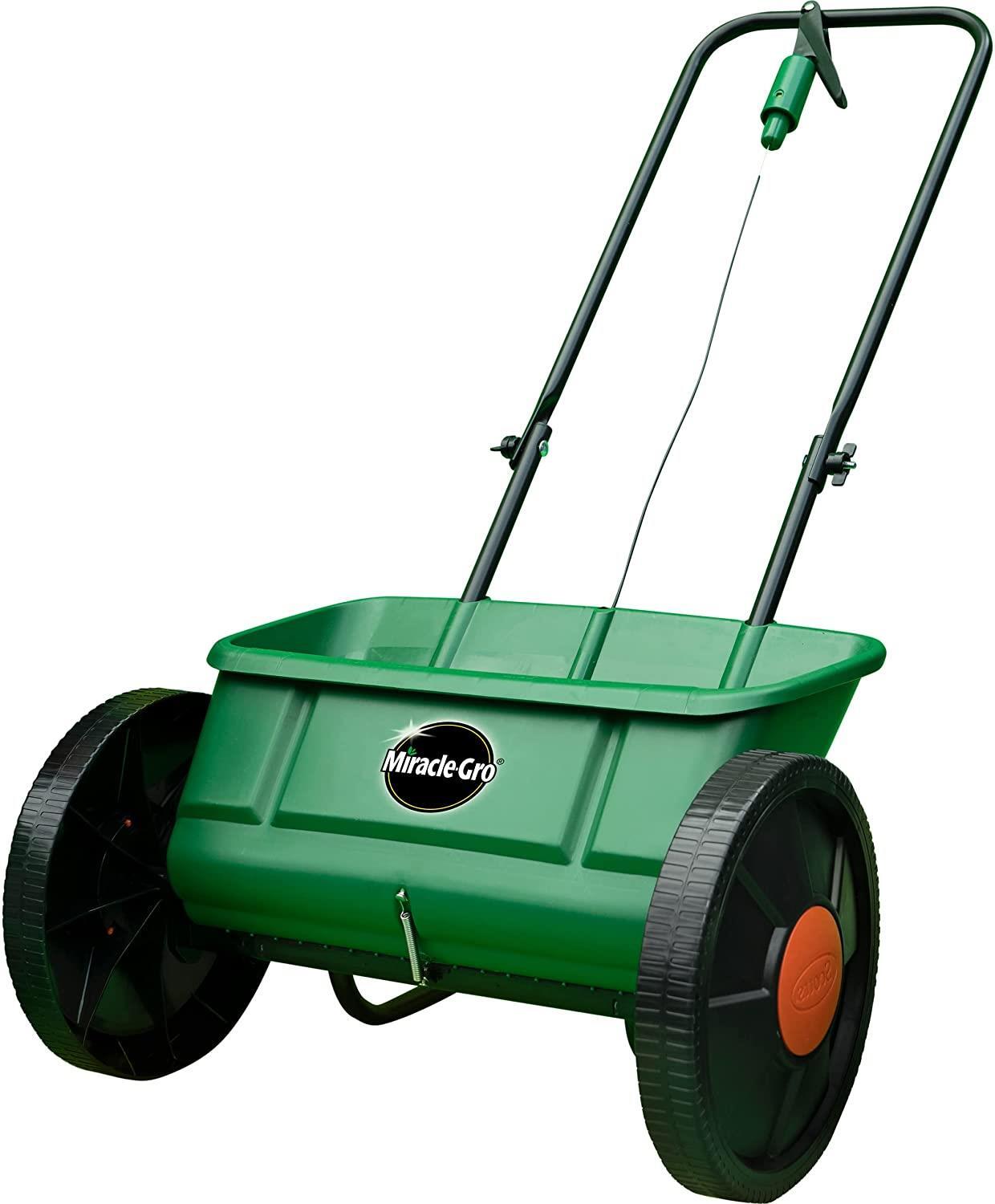 MiracleGro Garden DROP Spreader Lawn Grass Seed Feed Fertiliser Dispenser 5010272193053 eBay
