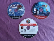 Ps2 playstation atv quad power racing 2 & 3, racing Italiano DISC ONLY