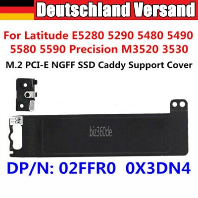 SSD Caddy 2FFR0 + Halterung X3DN4 + 4Pcs Schrauben für Dell Latitude 5480 5490