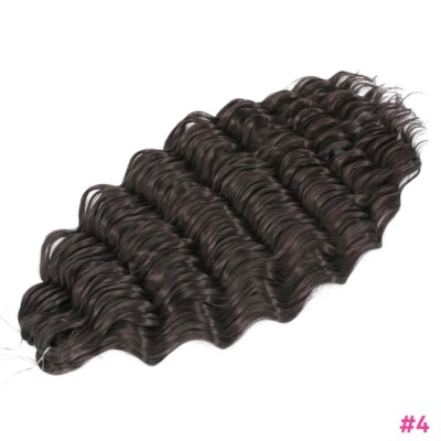 24'' Loose Deep Wave Braiding Anna Curls Crochet Hair Extensions Afor Curly Braid
