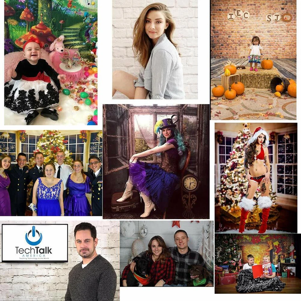 Halloween Backdrop Tombstone Castle Alchemy Laboratory Background Studio Props - Image 2 of 4