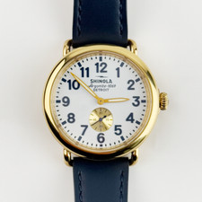Las mejores ofertas en Relojes de pulsera Shinola dorados