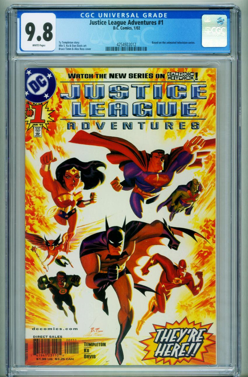 JUSTICE LEAGUE ADVENTURES #1--CGC 9.8--2002--Comic Book
