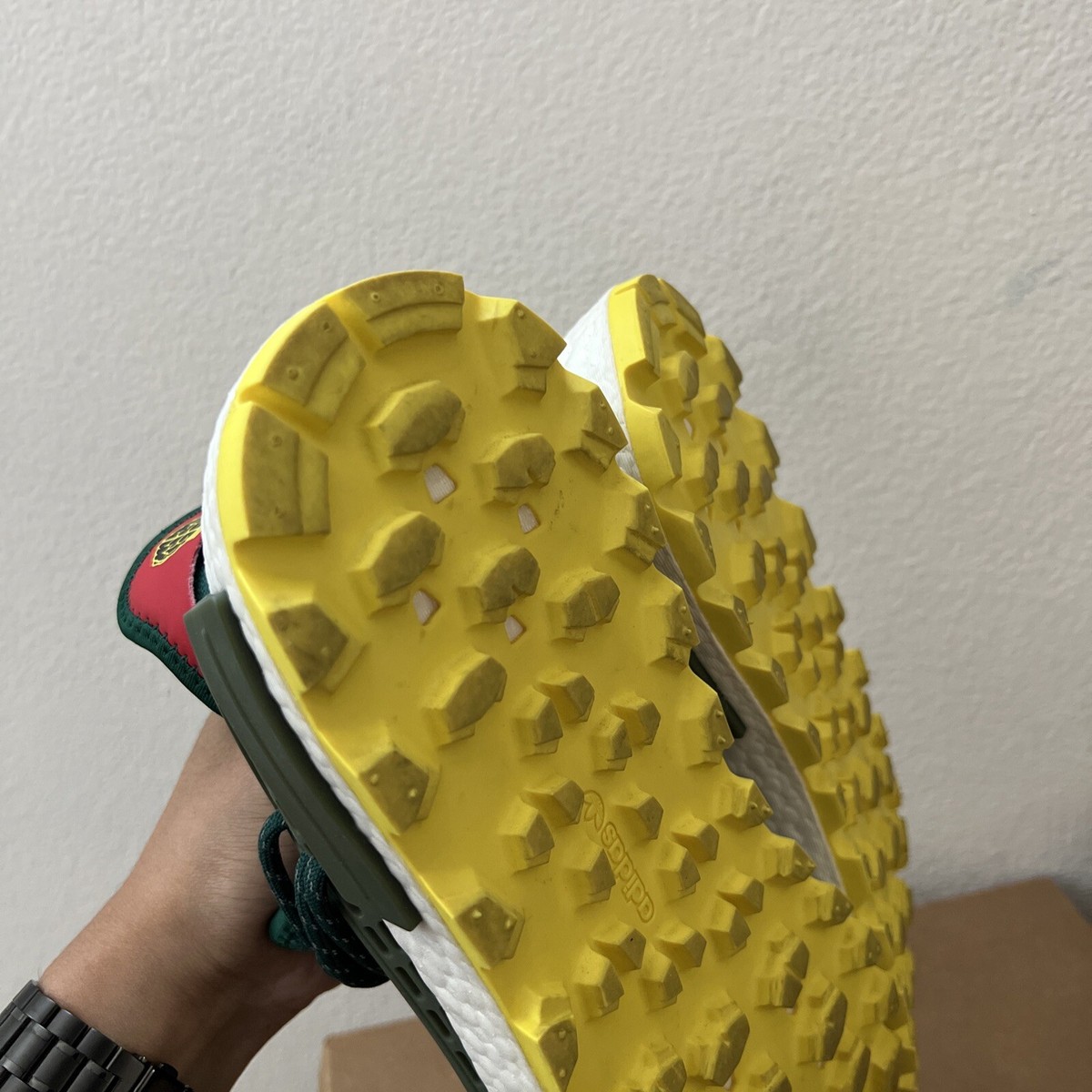 ADIDAS NMD Hu x NERD Pharrell Size 9 Green Yellow VNDS Human Made Yzy Boost  Rare | eBay