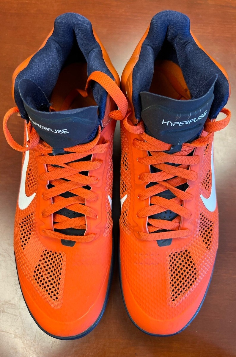 Nike Zoom Hyperfuse NCAA Syracuse Orange 407622-800 Sz 11 Used