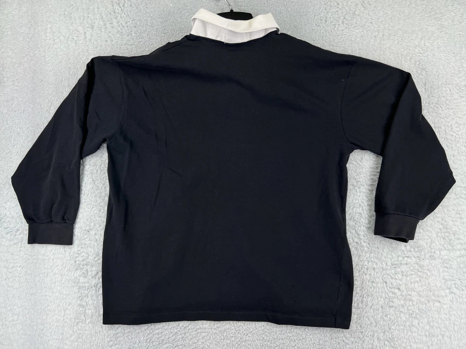 VINTAGE Outer Banks Polo Para Hombres 2XL XXL Negro MCI Presidents Club Años 90 Tele Foto 2 de 4