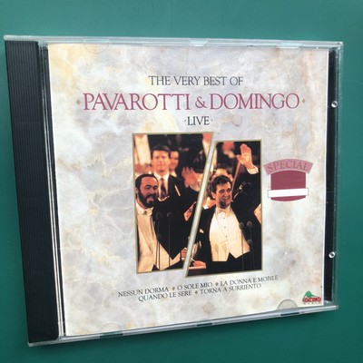 Very Best Of PAVAROTTI & DOMINGO LIVE klassische Oper CD Australien LIMITIERTE EDITION