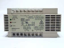 OMRON S82K-10024 AC/DC SWITCHING POWER SUPP, IN 120/240VAC OUT DC24V 4.2A TESTED