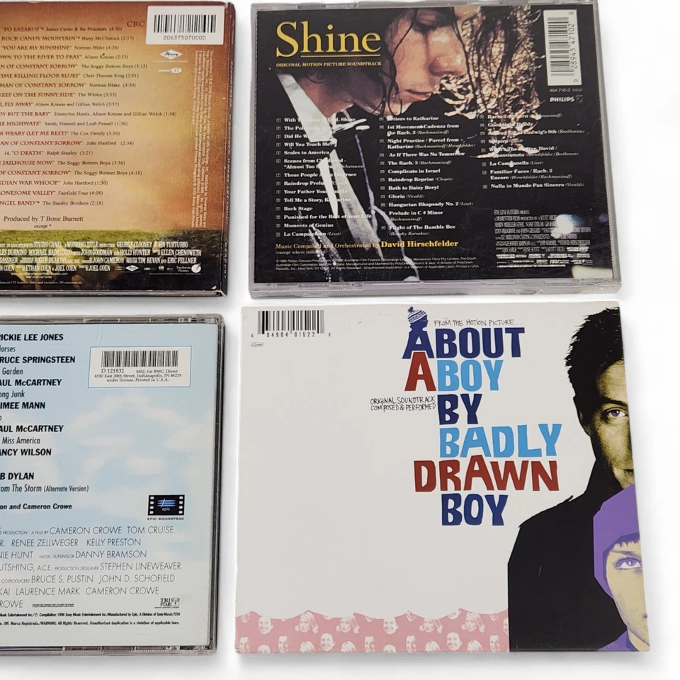 Movie Soundtrack CD Lot of 7 Shine, Jerry Maguire, Even Cowgirls Get The Blues Foto 4 de 4