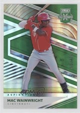 2020 Panini Elite Extra Edition Aspirations Green /499 Mac Wainwright #120 fm0