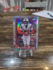 2025 Topps Chrome Football #74 Denzel Ward Chrome Refractor, Browns