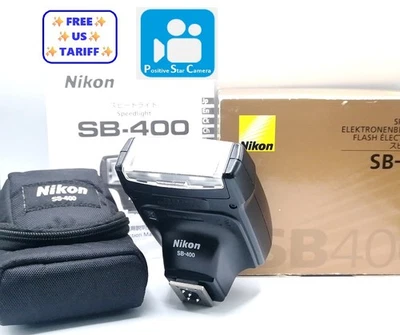 Testé🎦👀🌟N comme neuf🌟 Testé Nikon Speedlight SB-400 Flash à monture à cha... - Photo 1/4