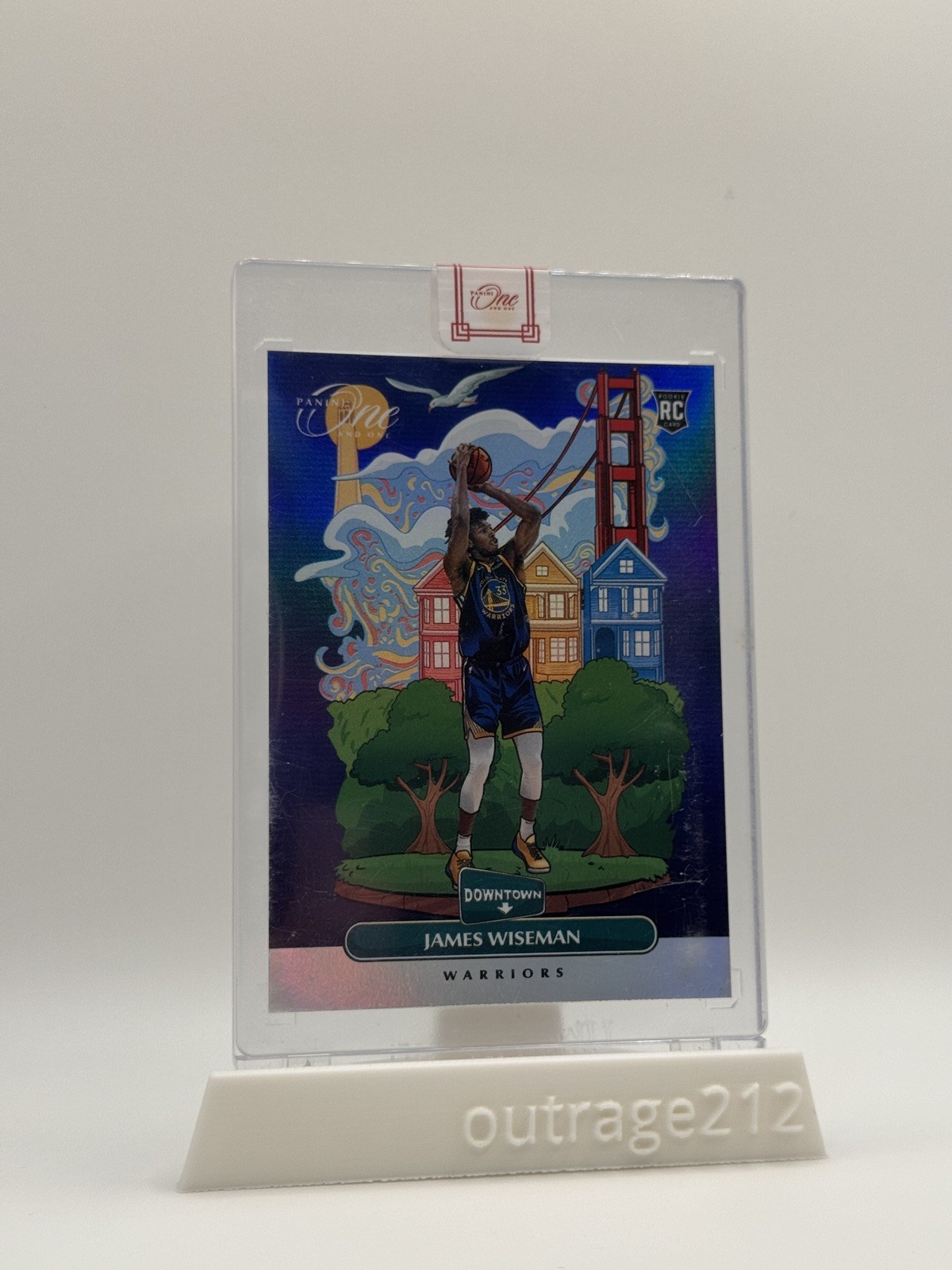 2020-21 Panini One and One - James Wiseman #14 DOWNTOWN Warriors Pacers
