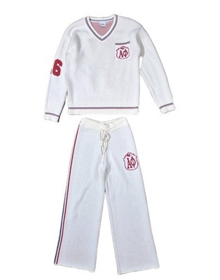 Michigan Alpha Phi Knit Women's Loungewear Set Size XS.
