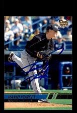 Signed Baseball Card Auto David Purcey 2008 Stadium Club #110 Toronto Blue Jays