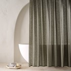 72"x72" Linen Shower Curtain Gray - Casaluna