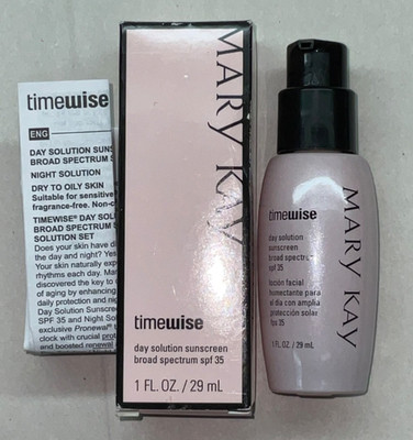 Mary Kay Timewise Day Solution Sunscreen spf 35 072656 1 oz/29 ml NOS
