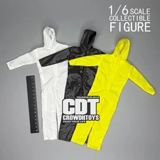 CROWDHTOYS 1/6 Bodysuit Jumpsuit Fit 12'' Action Figure