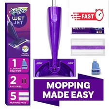 Swiffer Wet Jet Mop Kit: Device, 20 Pads  Fresh Scent Solution