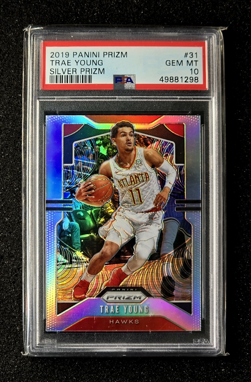 2019 Panini Prizm Silver Trae Young #31 PSA 10 GEM MT