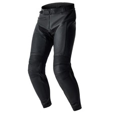 RST T2 D3O Mens Leather Motorcycle Motorbike Trousers Black