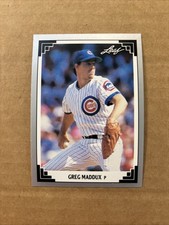 Greg Maddux Chicago Cubs #127 Leaf 1991 Baseball  - NM