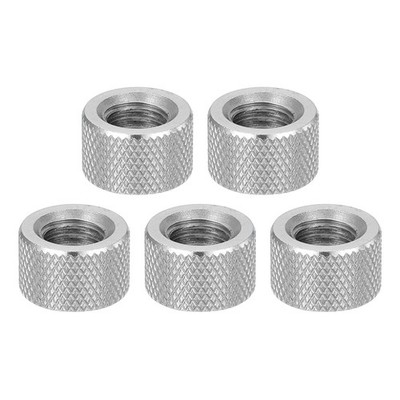 5 Pcs M10 Knurled Thumb Nuts, Stainless Steel Lock Adjusting Nuts, D16 x H10mm