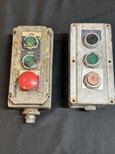 2 Allen-Bradley 3 Button Push Button Enclosures