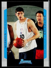 Sergei Lishouk 2004-05 Bowman #139 Rookie Memphis Grizzlies RC