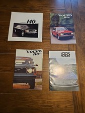 Lot Of 4 Vintage Volvo 140 Series Cars Brochure