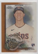 2022 Topps Allen & Ginter Chrome Orange Refractor 23/25 Josh Winder #294 09dw