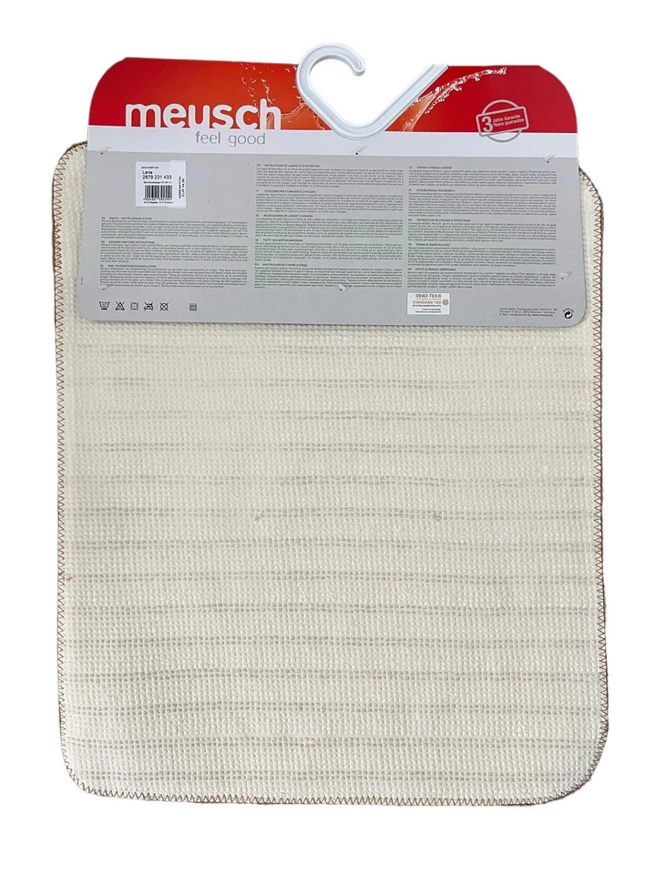 Kleine Wolke Meusch Badezimmer Teppich Badteppich Lana Bambus-Beige 60x50 cm - Bild 2 von 2