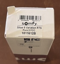 Somfy 1811612B five-channel hand-held remote