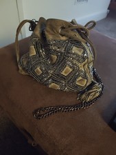 REDUCED Nine Savannah Miller Suede Boho Bag Tasseled and Removable x Body Chain.