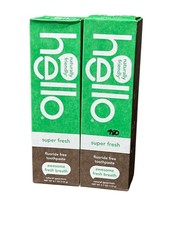 Hello Naturally Friendly Super Fresh Fluoride-Free Toothpaste Natural Spearmint